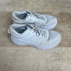 Hoka bondi 7 in white
